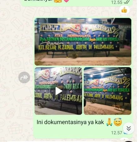 Pengiriman Papan Bunga Duka Jarum Bayat