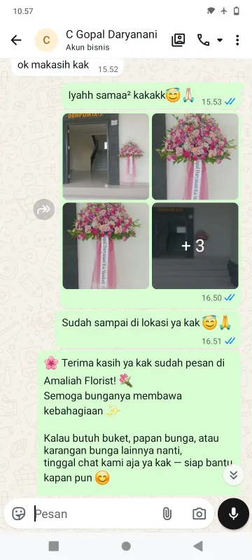 Pengiriman Karangan Bunga Jarum Bayat